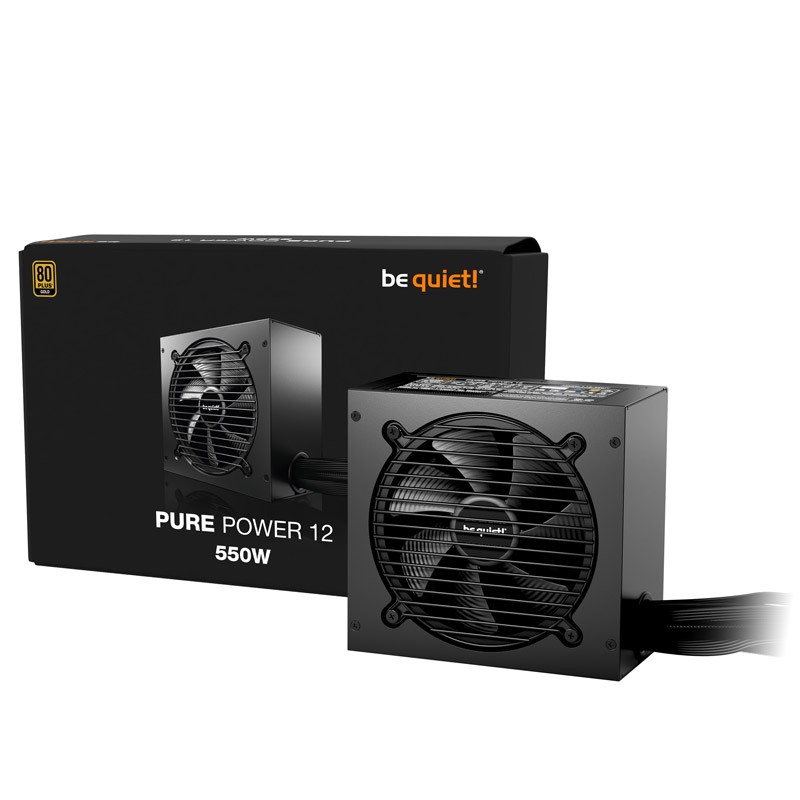 Napajalnik BE QUIET! Pure Power 12, 550W, 80Plus Gold, (BP001EU)