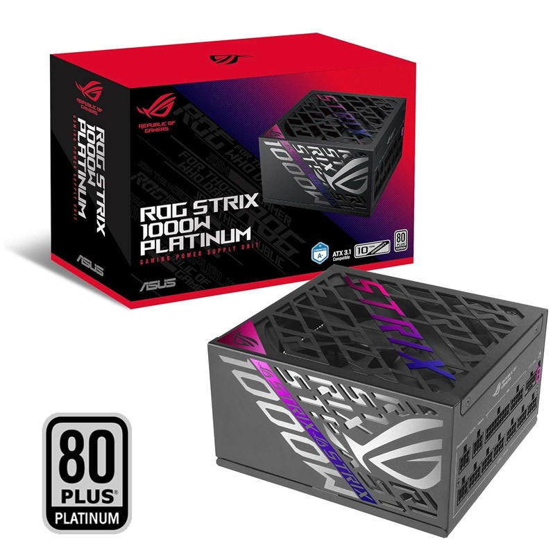 Napajalnik ASUS ROG Strix, 1000W, modularni, 80 PLUS Platinum