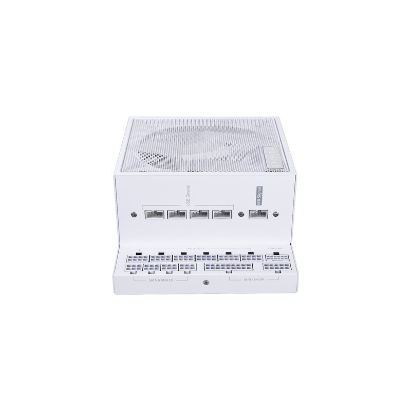 Napajalnik ATX Lian Li EDGE 850W, 80 PLUS Platinum, modularni, bel
