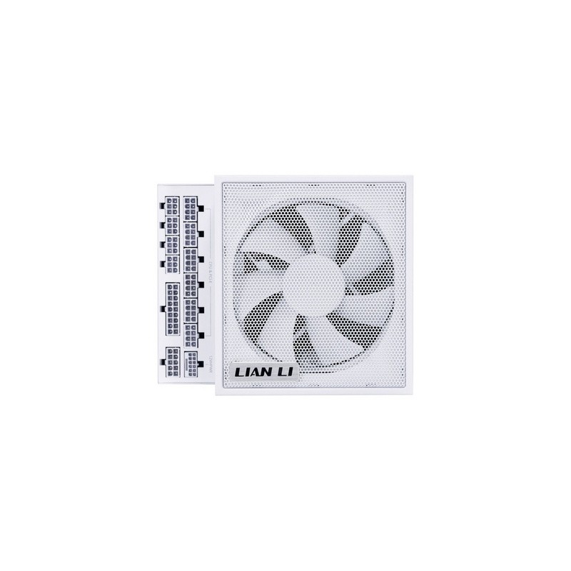 Napajalnik ATX Lian Li EDGE 850W, 80 Plus Gold, 12VHPWR, modularni, bel