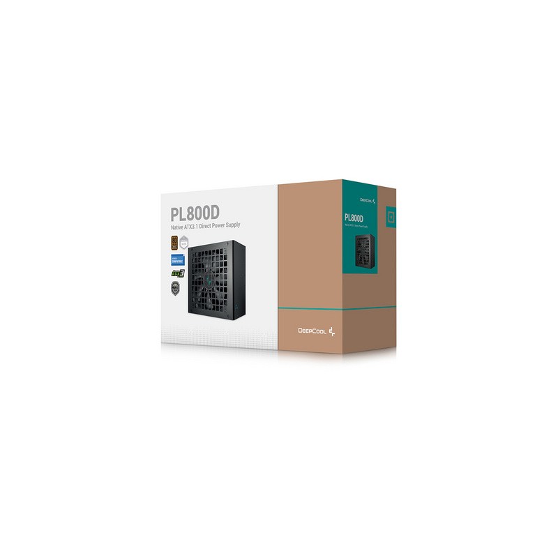 Napajalnik ATX DeepCool PL800D V2, 800W, 80 Plus Bronze, črn