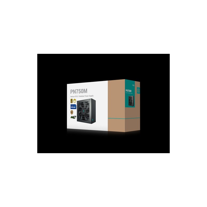 Napajalnik ATX Gamer Storm by DeepCool PN750M, modularni, 80 PLUS Gold, črn