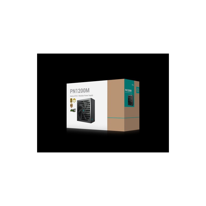 Napajalnik ATX Gamer Storm by DeepCool PN1200M, modularni, 80 PLUS Gold, črn