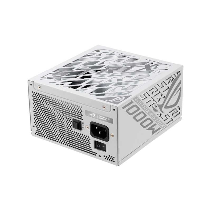Napajalnik ASUS ROG Strix 80 Plus Platinum, 1000W, modularni, bel