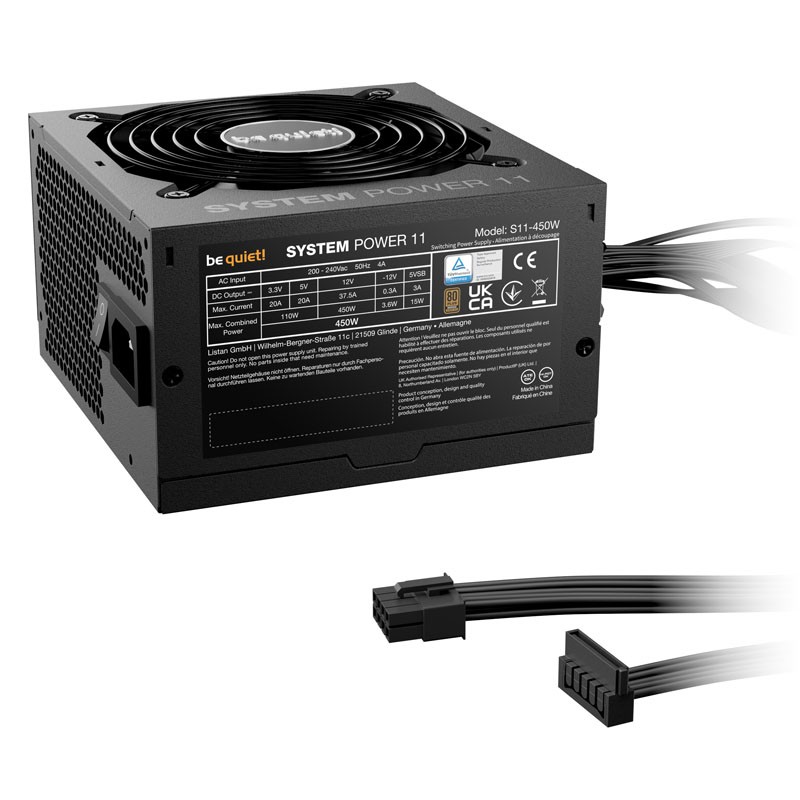 Napajalnik BE QUIET! System Power 11, 450W, 80Plus Bronze