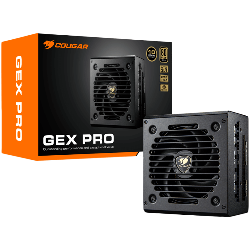 Napajalnik COUGAR GEX PRO 850 PSU, 80 plus Gold, 850W, modularni