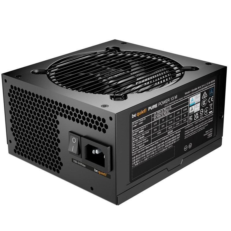 Napajalnik BE QUIET! Pure Power 13 M 850W, 80Plus Gold, modularni