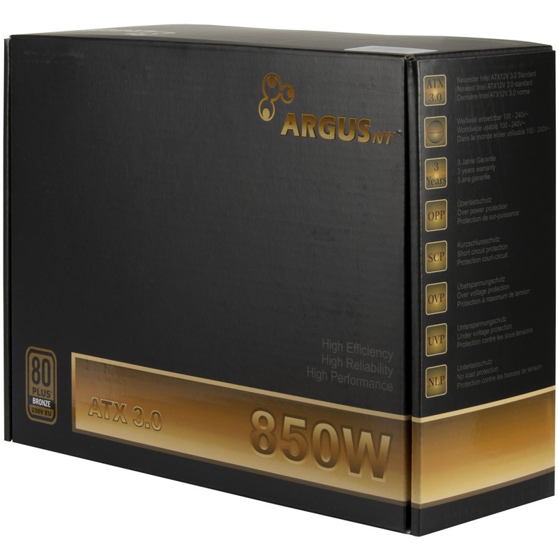 Napajalnik INTER-TECH Argus BPS-850W, 80Plus Bronze
