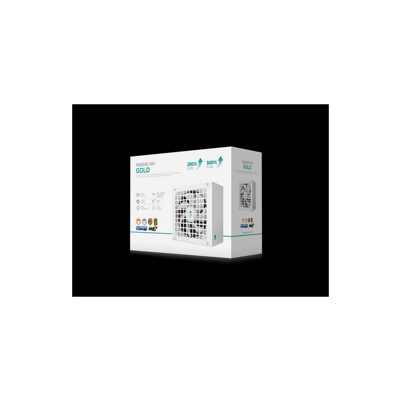 Napajalnik Gamer Storm by DeepCool PQ850G WH, 850W, 80 Plus Gold, modularen, bel