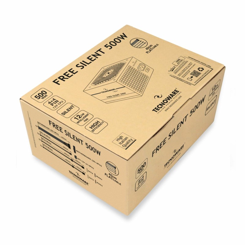 Napajalnik 500W Tecnoware Free Silent (OEM)