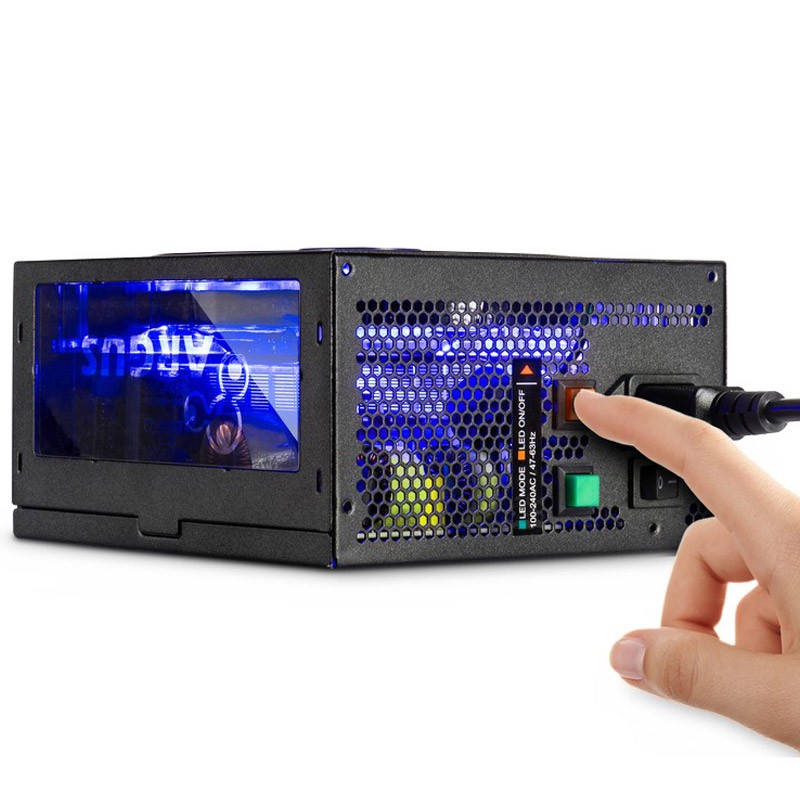 Napajalnik 650W Inter-Tech Argus RGB-650W CM II 80 Plus Gold modularni
