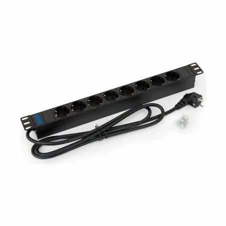 Razdelilec 48cm 8x220V ALU črn Triton