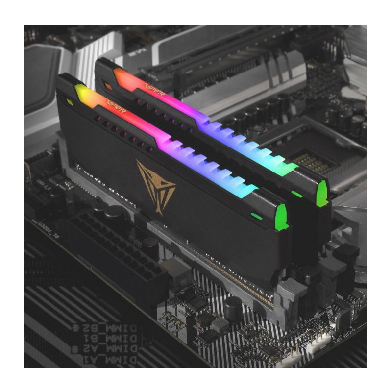 Pomnilnik DDR4 32GB (2x16GB) 3200 Patriot Viper Steel RGB, PVSR432G320C8K