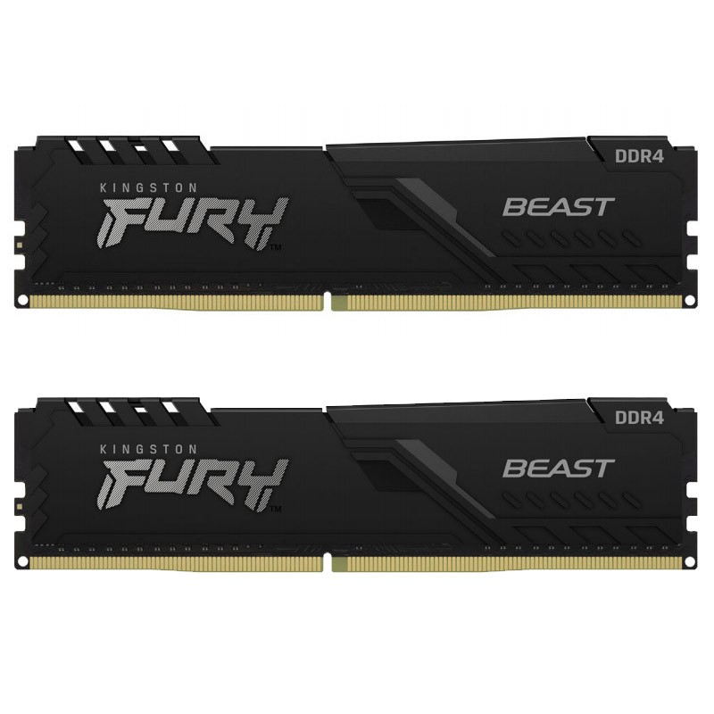 Pomnilnik DDR4 16GB (2x 8GB) 3600MHz KINGSTON Fury, KF436C17BBK2/16