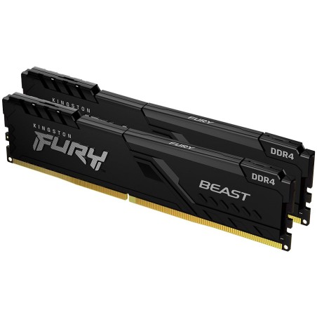 Pomnilnik DDR4 16GB (2x8GB) 3200MHz FURY Beast Black, KF432C16BBK2/16