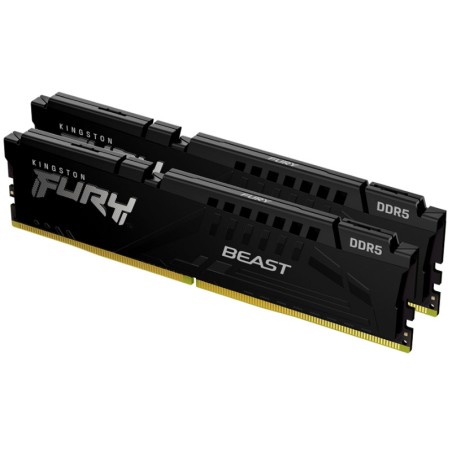 Pomnilnik DDR5 64GB (2x32GB) 5200 Kingston FURY Beast Black, KF552C40BBK2-64