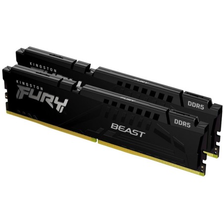 Pomnilnik DDR5 64GB (2x32GB) 5600 Kingston FURY Beast Black, KF556C40BBK2-64
