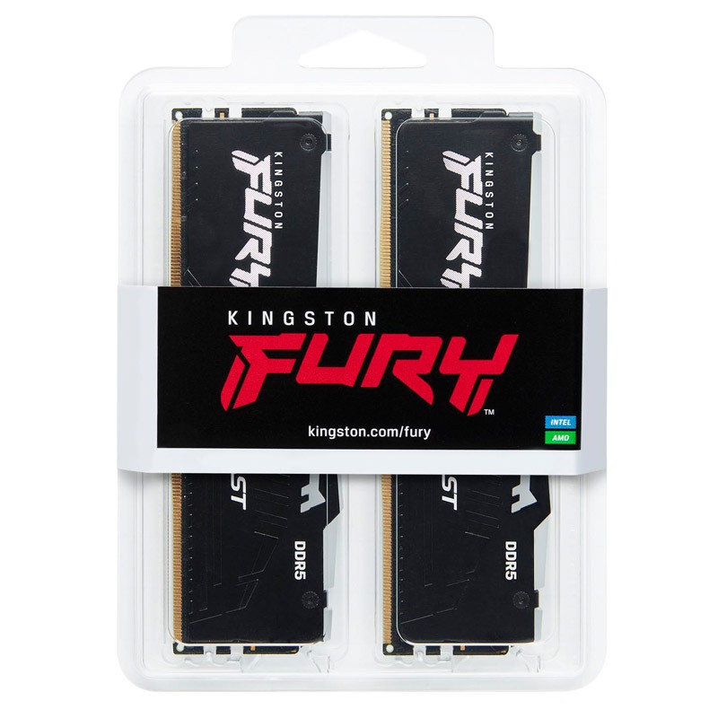 Pomnilnik DDR5 64GB (2x32GB) 5600MHz Kingston FURY Beast RGB