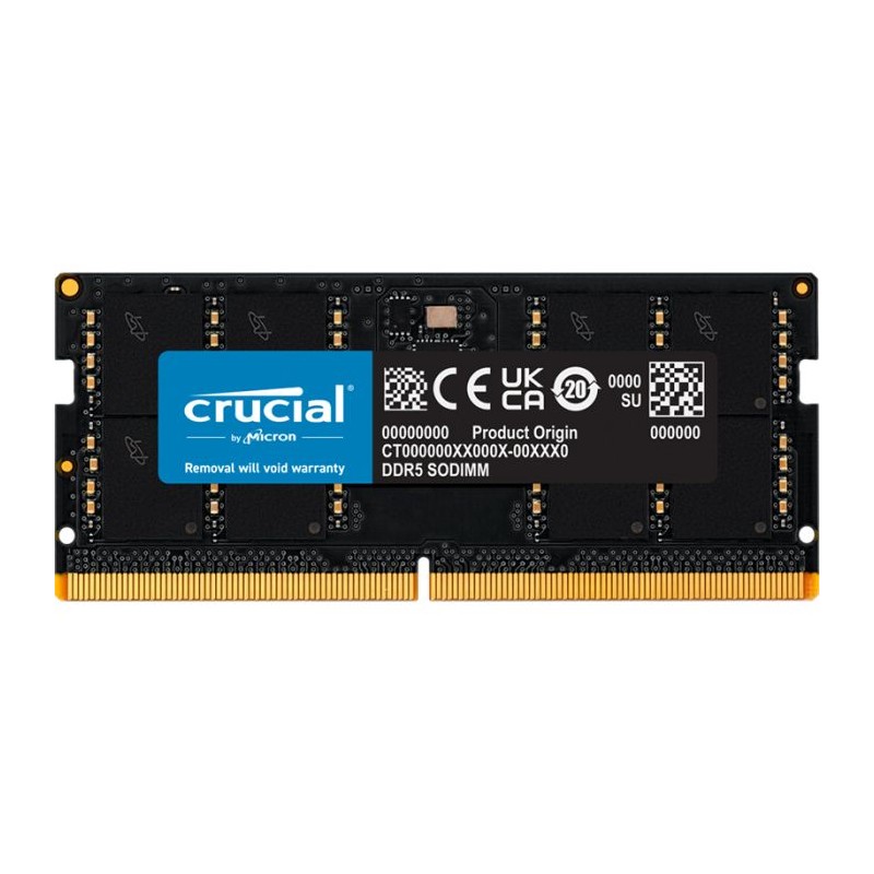 Pomnilnik DDR5 SODIMM 8GB 4800MHz Crucial CT8G48C40S5