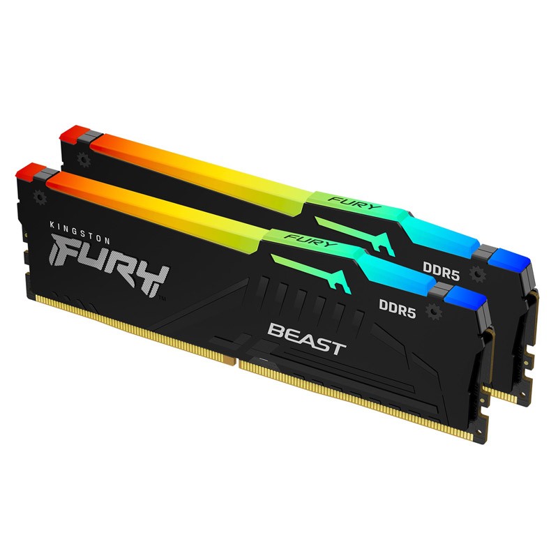 Pomnilnik DDR5 64GB (2x32GB) 6000MHz KINGSTON Fury Beast RGB EXPO