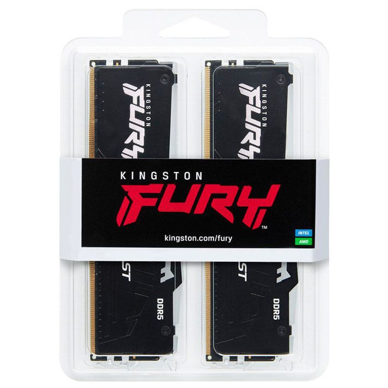 Pomnilnik DDR5 16GB (2x8GB) 6000MHz Kingston Fury Beast RGB, KF560C36BBEAK2-16