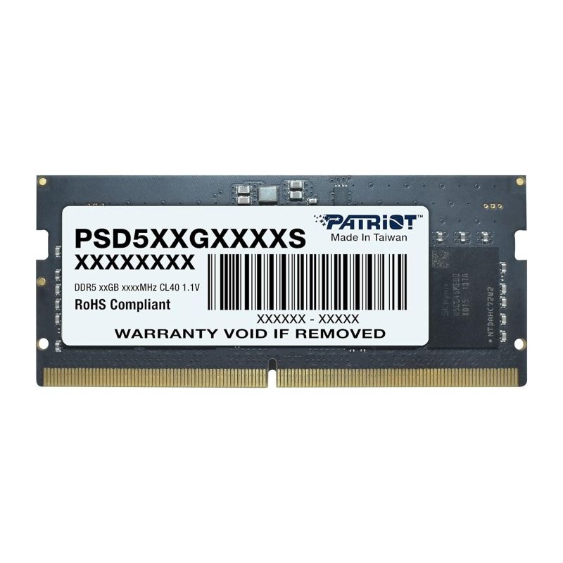 Pomnilnik SODIMM DDR5 16GB 5600MHz Patriot Signature Line, PSD516G560081S