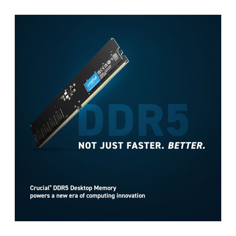 Pomnilnik DDR5 32GB 5600MHz Crucial, CT32G56C46U5