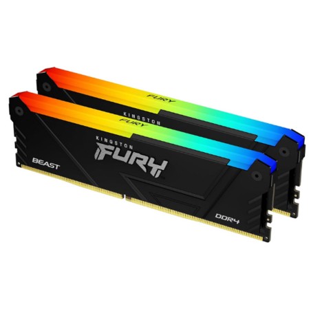 Pomnilnik DDR4 32GB (2x16GB) 3200MHz Kingston FURY Beast RGB, KF432C16BB2AK2/32