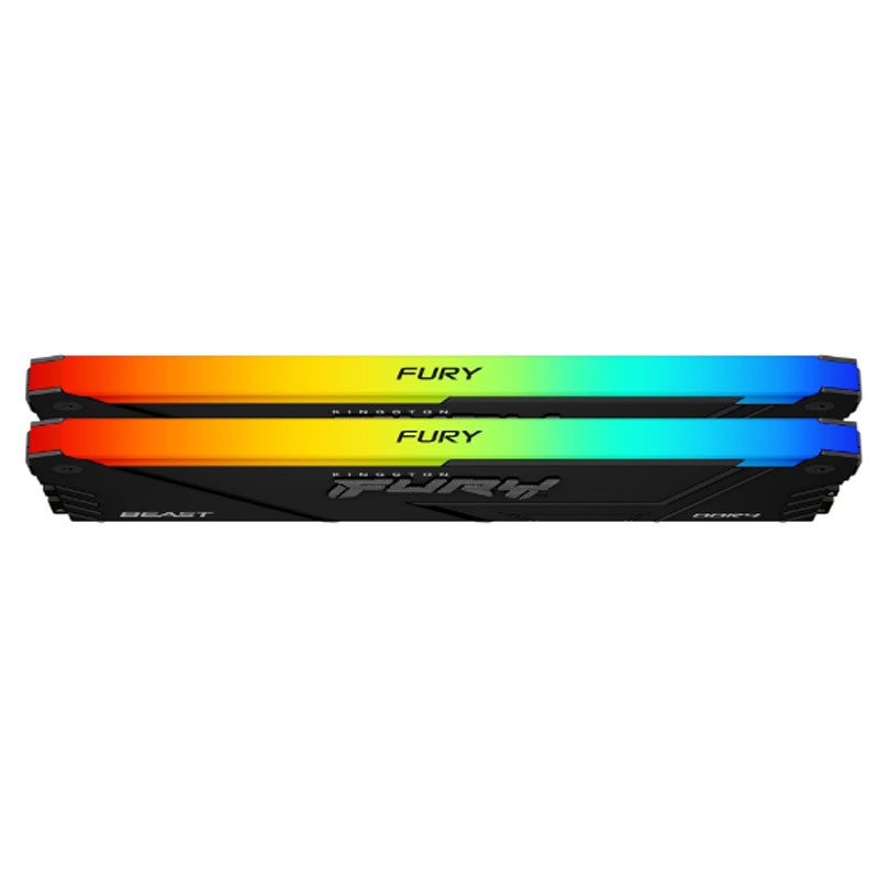 Pomnilnik DDR4 32GB (2x16GB) 3200MHz Kingston FURY Beast RGB, KF432C16BB2AK2/32