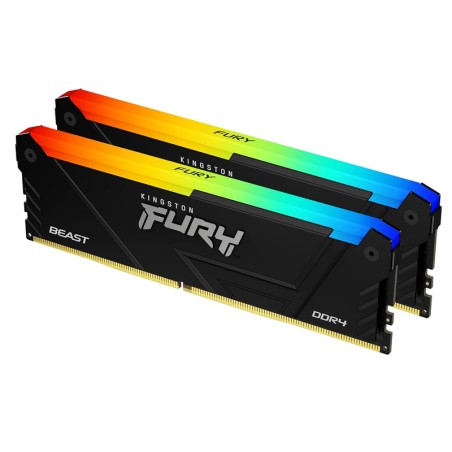 Pomnilnik DDR4 16GB (2x8GB) 3600MHz FURY Beast RGB, KF436C17BB2AK2/16