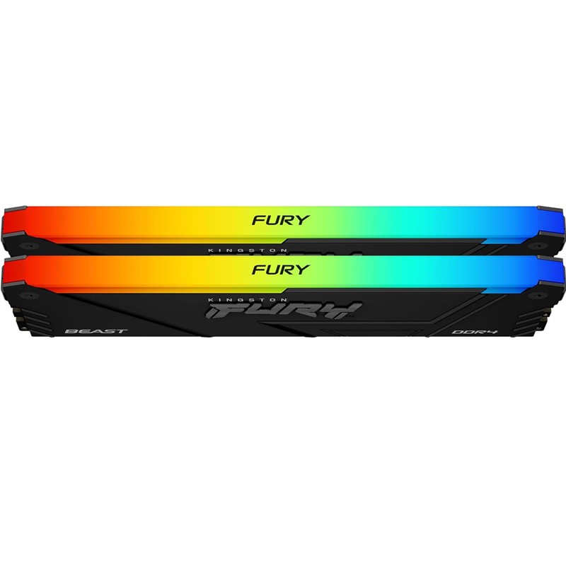 Pomnilnik DDR4 16GB (2x8GB) 3600MHz FURY Beast RGB, KF436C17BB2AK2/16