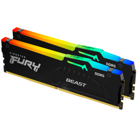 Pomnilnik DDR5 64GB (2x32GB) 6000 FURY Beast RGB EXPO