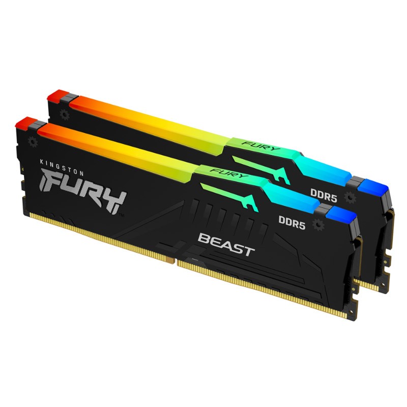 Pomnilnik DDR5 64GB (2x32GB) 6400 FURY Beast RGB EXPO