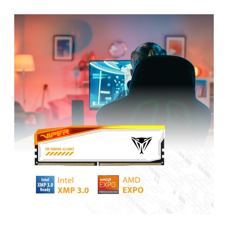 Pomnilnik DDR5 32GB (2x16GB) 6000MHz Patriot Viper Elite 5 RGB, PVER532G60C36KT