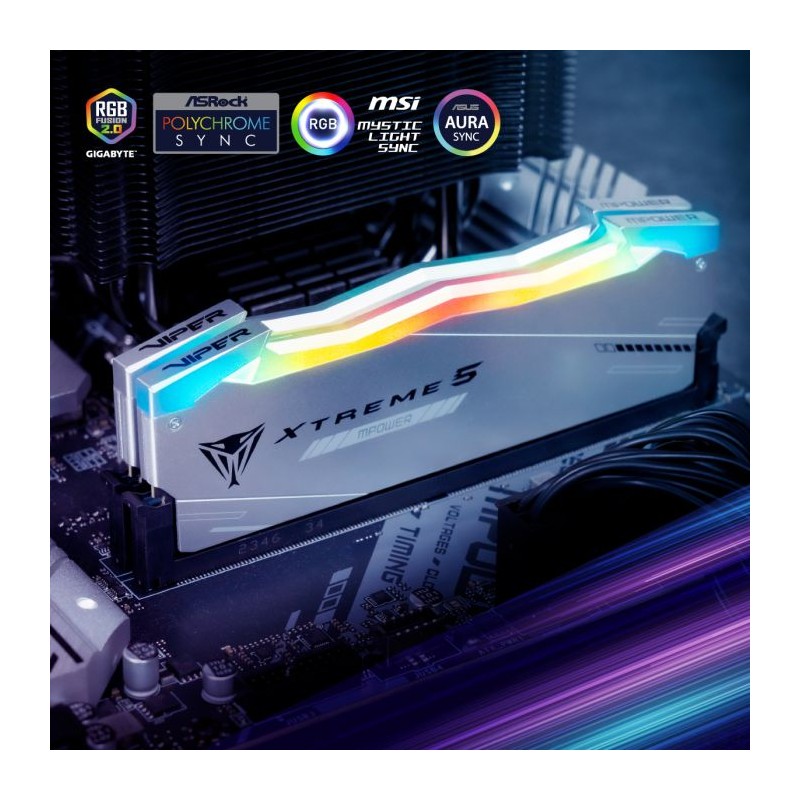 Pomnilnik DDR5 48GB (2x24GB) 4800MHz  Patriot Viper Xtreme 5 RGB