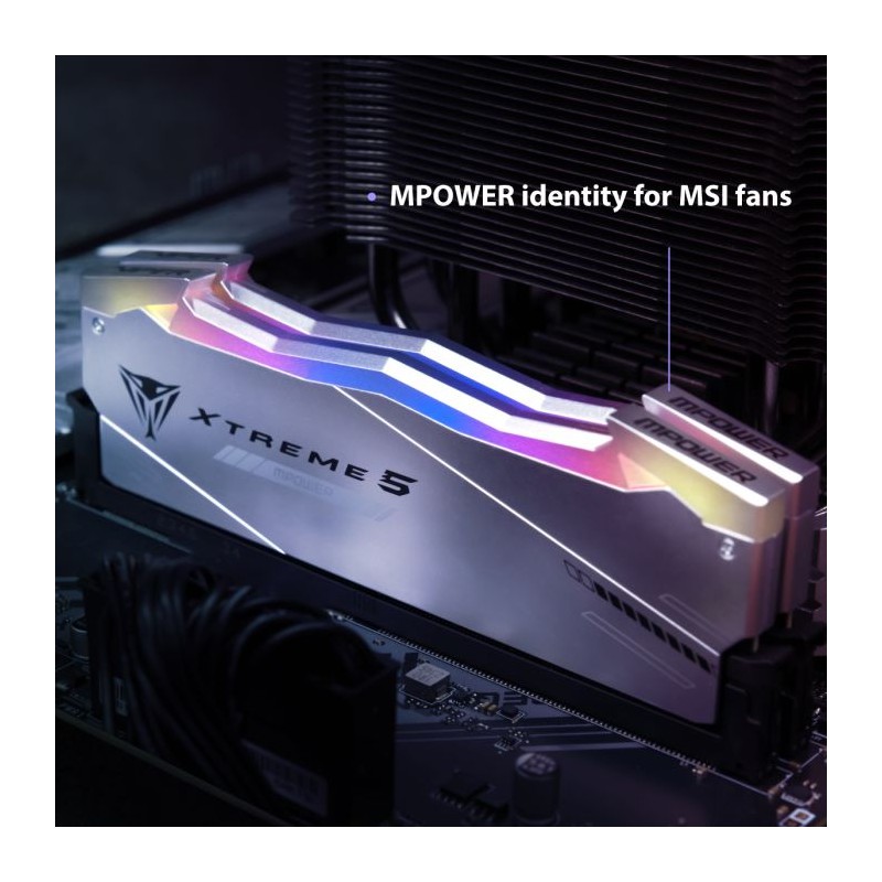 Pomnilnik DDR5 48GB (2x24GB) 4800MHz  Patriot Viper Xtreme 5 RGB