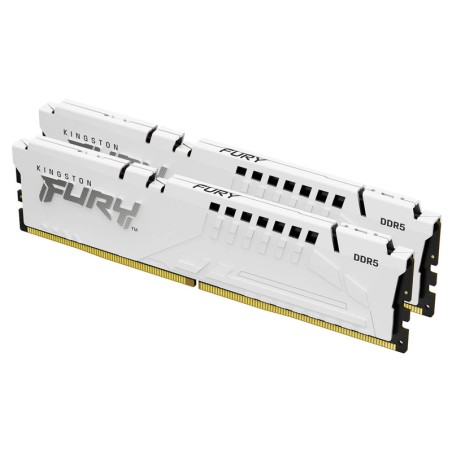 Pomnilnik DDR5 32GB(2x16GB) 5600MHz Kingston Fury Beast, bel, KF556C36BWEK2-32
