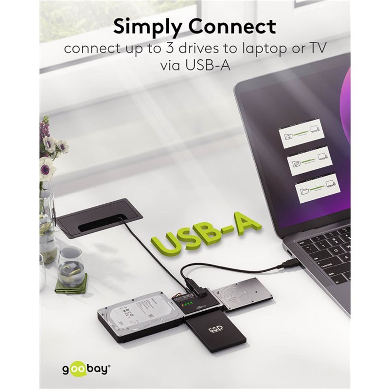 Adapter za IDE in SATA diske GOOBAY, USB 3.0