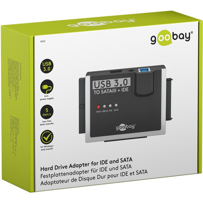 Adapter za IDE in SATA diske GOOBAY, USB 3.0
