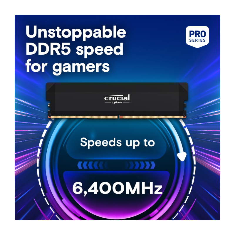 Pomnilnik 64GB (2X32GB) DDR5 6400MHz Crucial Pro