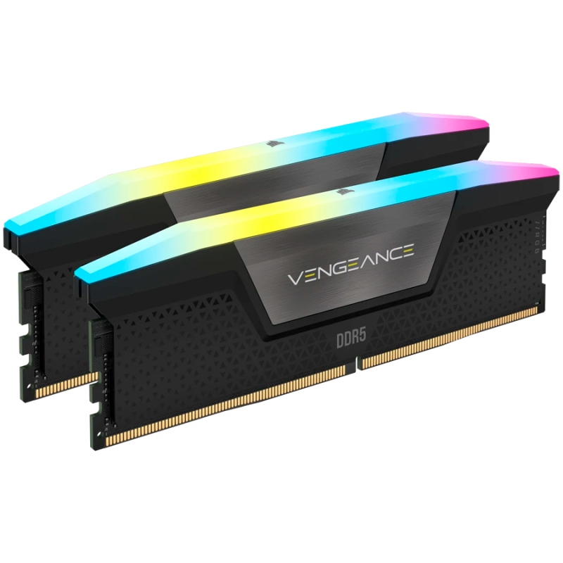 Pomnilnik DDR5 128GB(2x64GB) 6400MHz Corsair Vengeance RGB Black