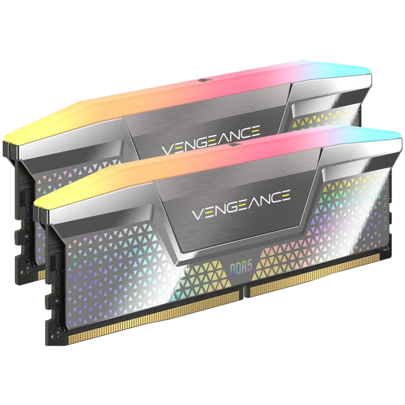 Pomnilnik DDR5 48GB(2x24GB) 8000MHz Corsair Vengeance RGB Silver