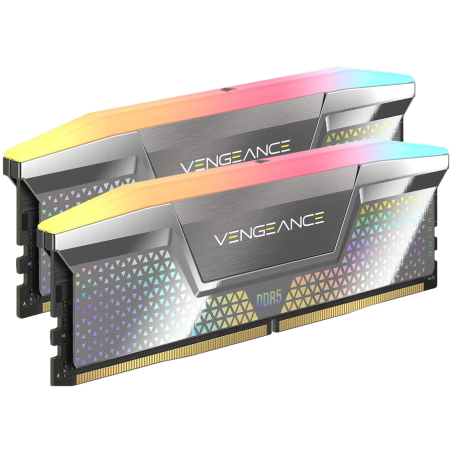 Pomnilnik DDR5 48GB(2x24GB) 8000MHz Corsair Vengeance RGB Silver