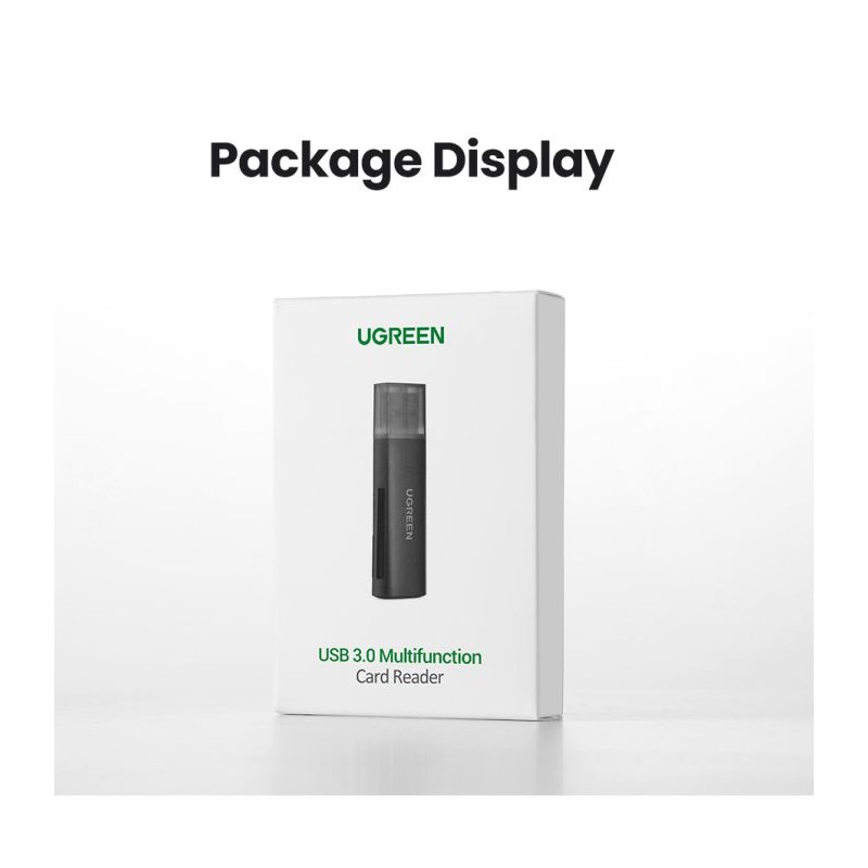 Čitalec kartic Ugreen SD/microSD, USB 3.0