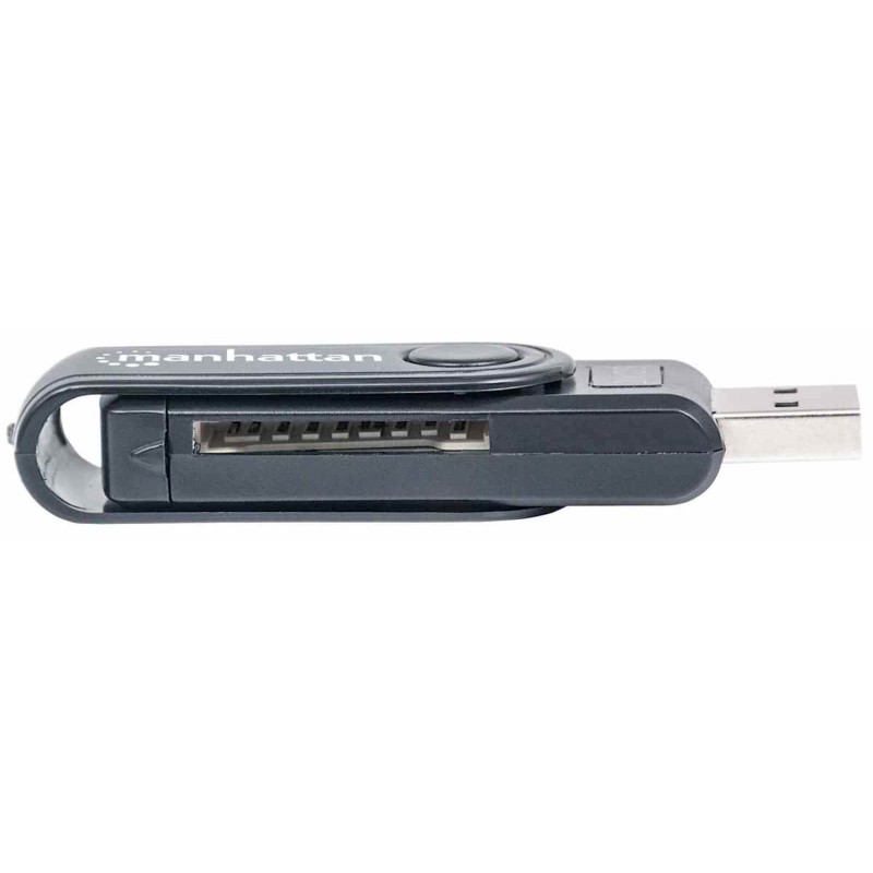 Čitalec in zapisovalec kartic MANHATTAN, prenosni, USB 3.0