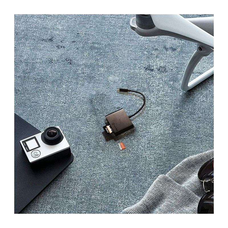 Čitalec kartic IcyBox USB-C CF/SD/microSD, IB-CR301-C3