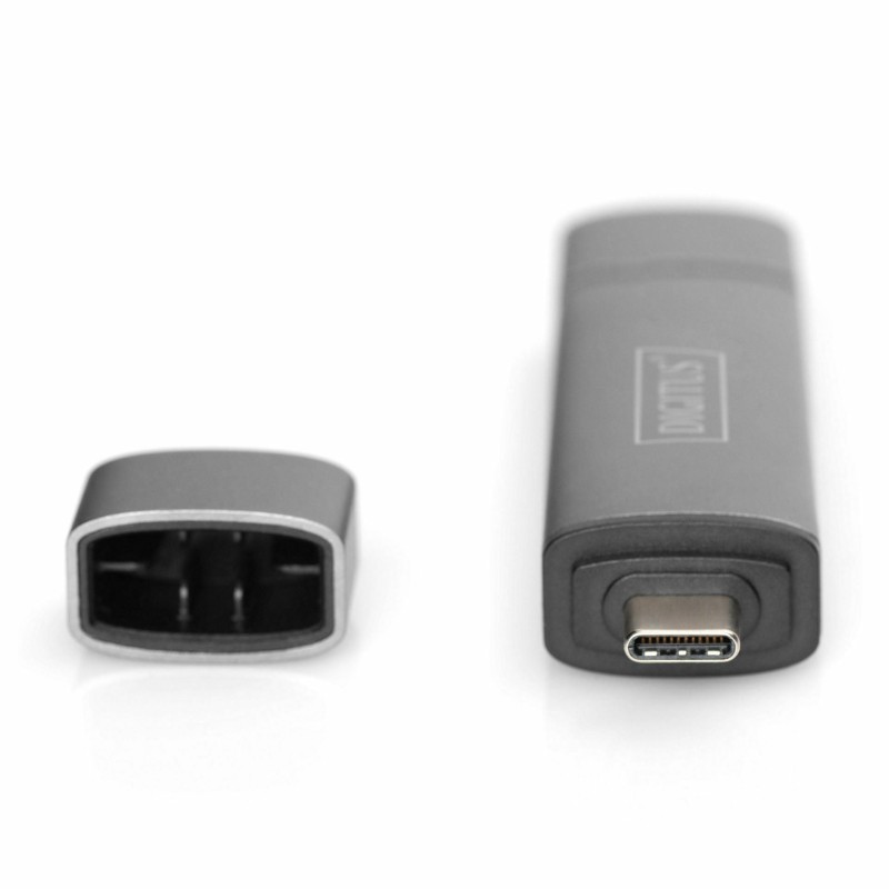 Čitalec kartic DIGITUS USB 3.0 in TIP-C zunanji dongle DA-70886