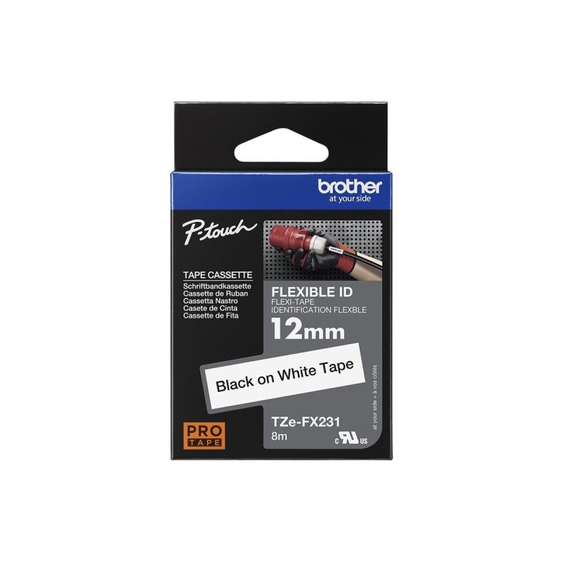 Brother TZe trak za PT 12mm TZe-FX231 Black