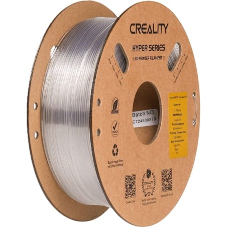 Polnilo za 3D tiskalnik Creality Hyper PET-G, transparent
