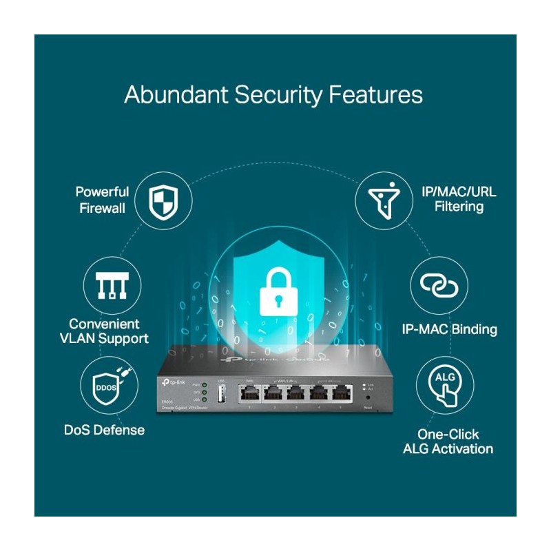 Usmerjevalnik (router) TP-LINK SafeStream TL-R605